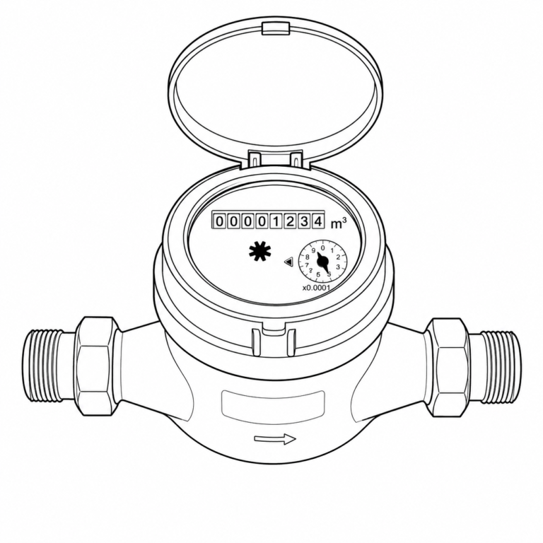 AWWA Volumetric Piston Water Meter